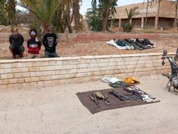 القضاء على ثلاثة ارهابيين والقبض على اخرين  شمال غرب منطقة السخنة