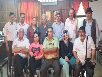الأدباء الثلاثة الحفري والطاهر و الذيب في أمسية قصصية في ثقافي الميدان