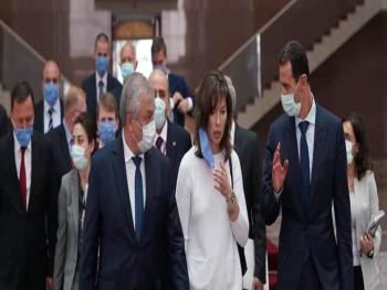 الرئيس الأسد يستقبل المبعوث الخاص للرئيس الروسي فلاديمير بوتين إلى سورية