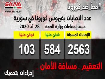 الصحة: تسجيل 59 إصابة جديدة و15 حالة شفاء ووفاة 3 حالات بفيروس كورونا