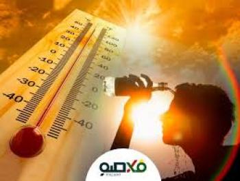 درجات الحرارة اعلى من معدلاتها ب ٩ الى ١١ درجة