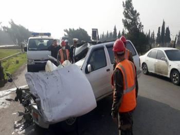 مع تكرار الحوادث على الطريق نفسه.. وفاة شخص واصابة ثلاثة اخرين على طريق دمشق حمص