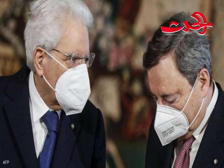 ماريو دراغي رئيس الحكومة الإيطالية الجديد يؤدي اليمين الدستورية