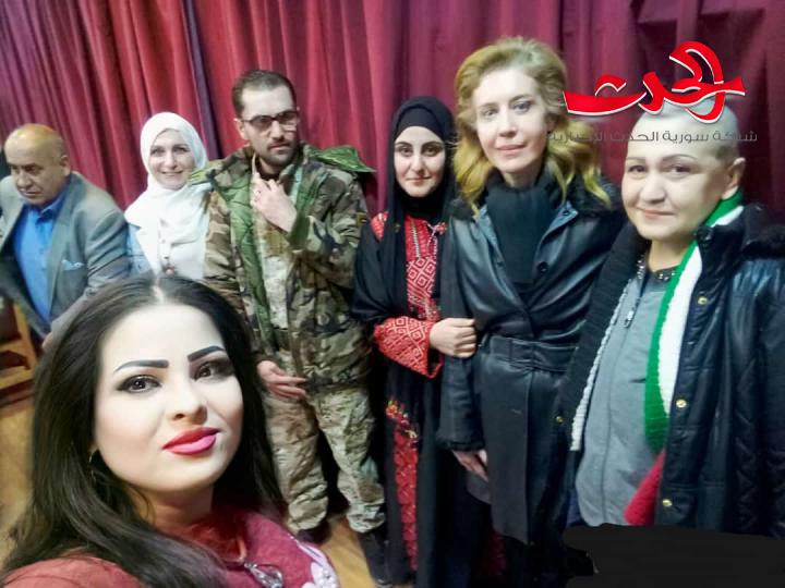 بمناسبة يوم المرأة العالمي محاضرة للإعلامية ابتسام الحروب في ثقافي أبورمانة