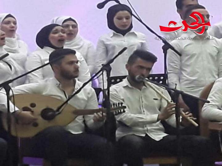 فرقة جامعة حلب الفنية تفتتح باكورة أعمالها ضمن حفل فني كبير في جامعة حلب