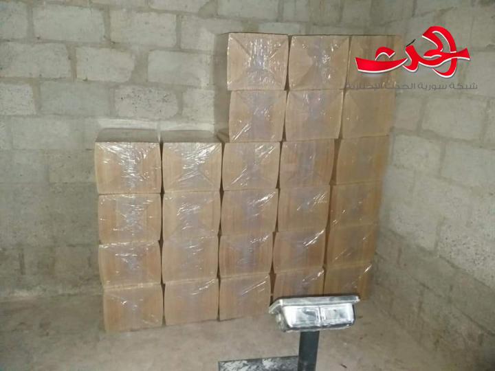 فضيحة معمل يستخدم 8150 كغ دقيق تمويني مهرب لتصنيع البسكويت بقبضة جهاز رقابة ريف دمشق..
