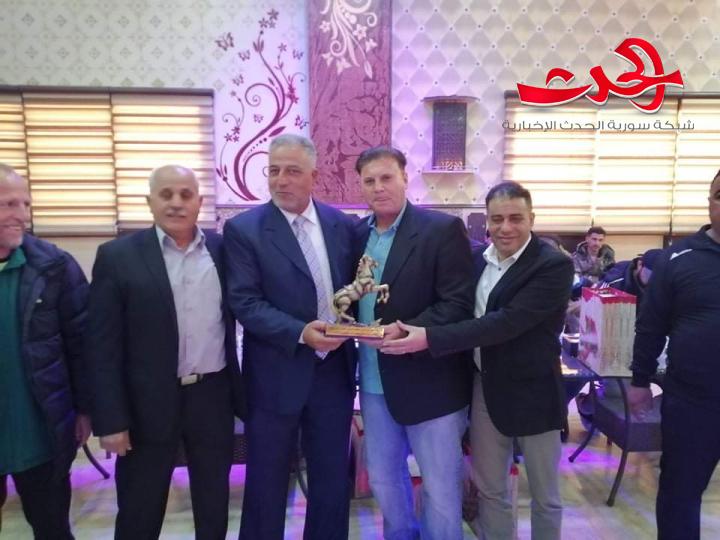 مهرجان تكريمي لفريق نادي طفس الرياضي المتاهل للدوري الأولى بالصالات