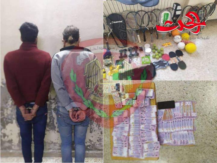 فرع الأمن الجنائي في حماة يلقي القبض على سارقين ويسترد المسروقات