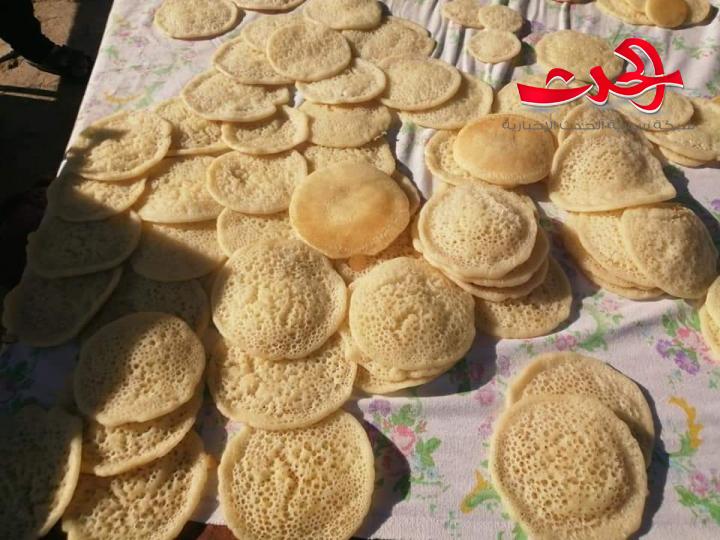 القطايف ملكة حلويات رمضان بحوران