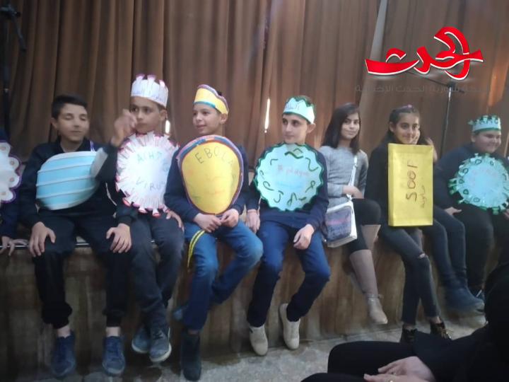 دائرة المسرح المدرسي في تربية ريف دمشق تقيم بيان فني في ثقافي أشرفية صحنايا