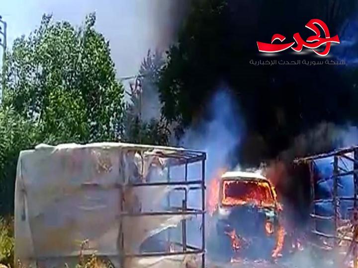 اندلع حريقٌ داخل خيمة للنازحين السوررين في حنين