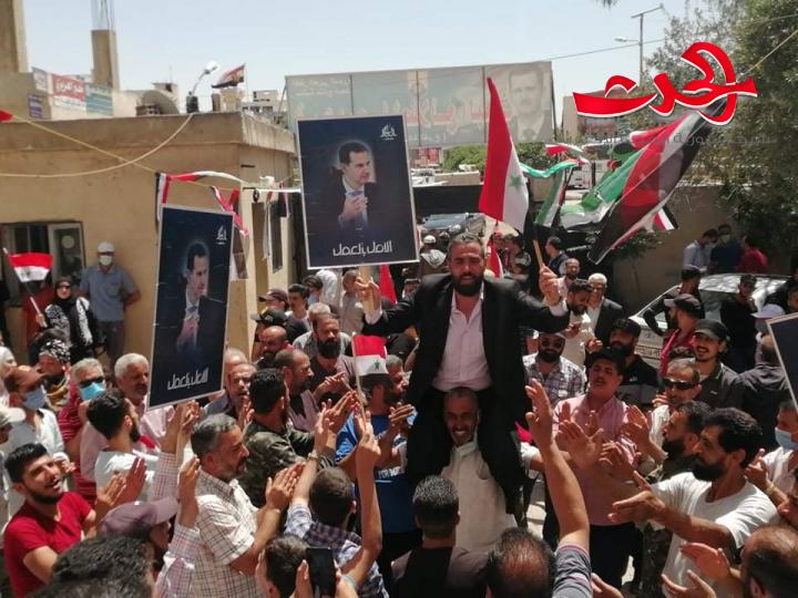 إقبال كبير على مراكز درعا الانتخابية