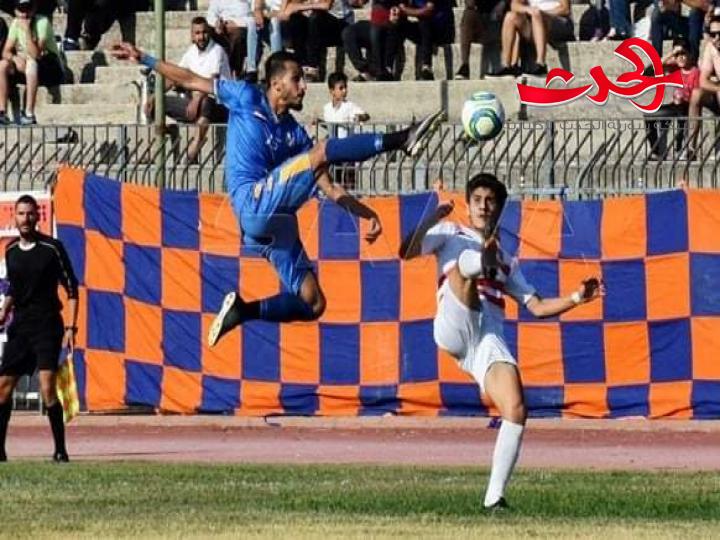 تشرين يفوز على الاتحاد في افتتاح منافسات الدوري الممتاز لكرة القدم