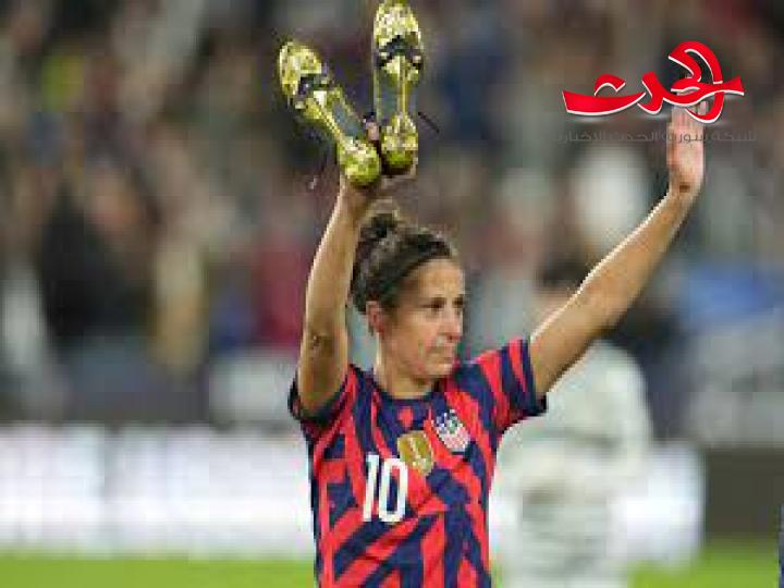 اللاعبة  "كارلي لويد" لن تترك كرة القدم بعد الاعتزال.