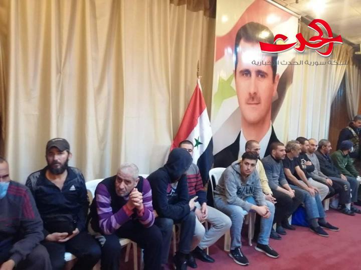 اطلاق سراح  ٢٠ موقوف بمحافظة درعا استكمالا للتسويات