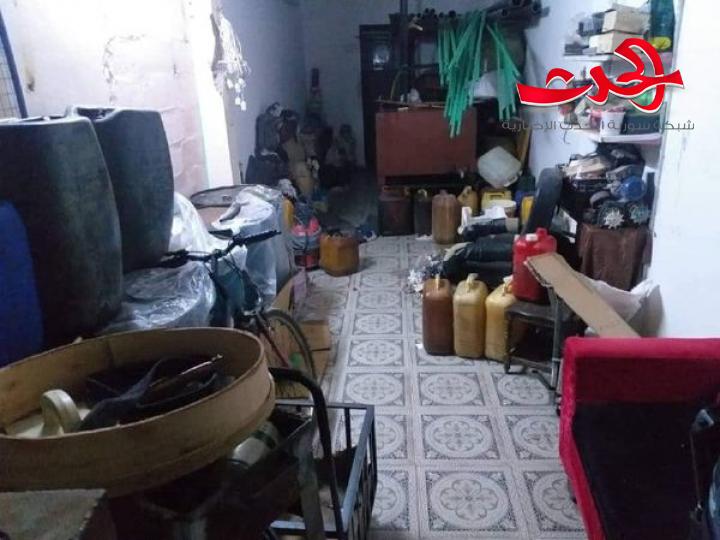 في جبلة : مستودع يبيع المازوت بـ السوق السوداء