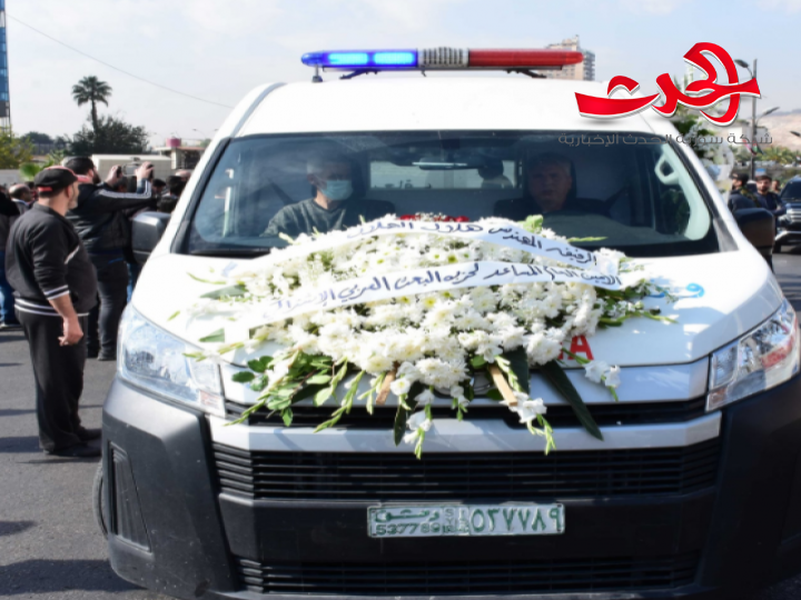 تشييع نقيب الفنانين الفنان زهير رمضان من دمشق