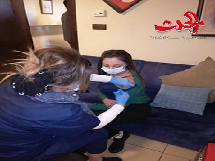 في ريف دمشق : فرق جوالة لإعطاء لقاح كورونا في الجهات العامة والخاصة.