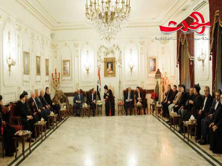 الرئيس الأسد يهنئ أبناء الطوائف المسيحية بعيد الميلاد المجيد