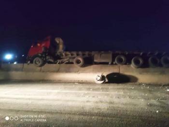 المواصلات الطرقية: الحادث المروري على طريق اللاذقية سببه النعاس ولا اصابات بشرية