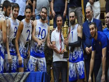 الجلاء يحرز لقب بطولة كأس الجمهورية بكرة السلة للرجال