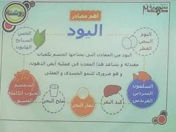 وزارة التربية تبدأ بتنفيذ مسح اليود لدى تلاميذ المدارس.
