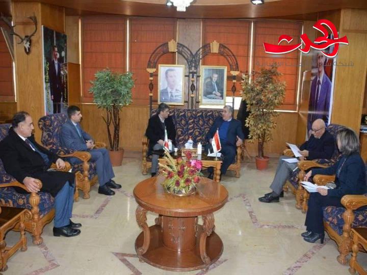 جامعة البعث : تبحث سبل تطوير التعاون العلمي والبحثي مع مؤسسة الجهاد الأكاديمي الإيرانية