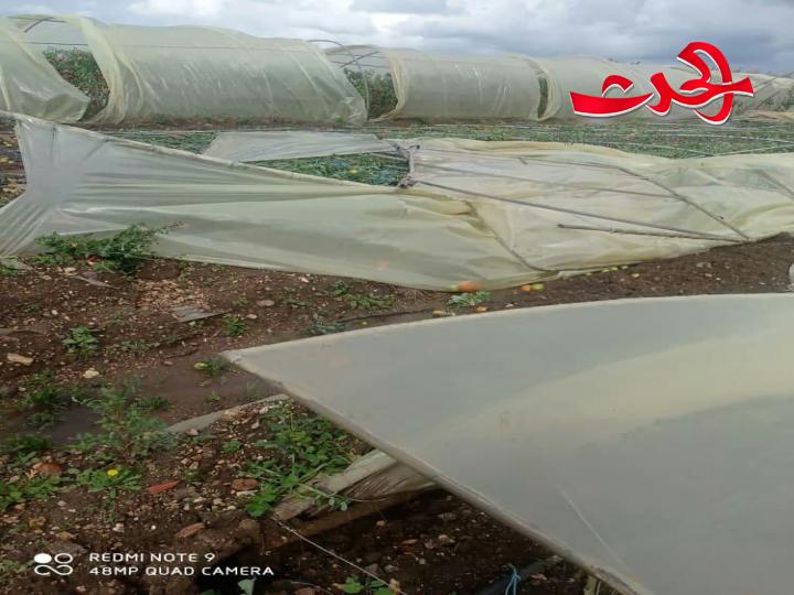 تنين بحري يضرب سهل عكار بريف طرطوس  ويوقع خسائر كبيرة