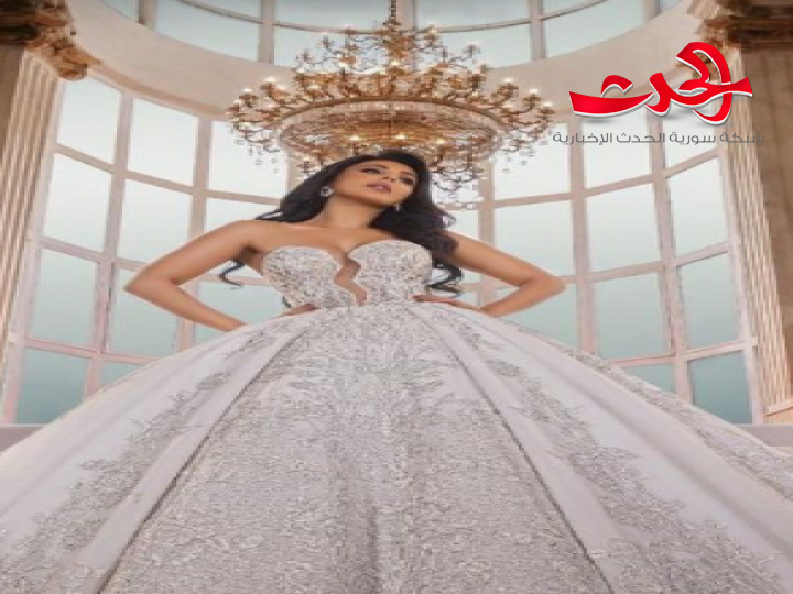 ميس حمدان بفستان الزفاف..في أحدث جلسة تصوير