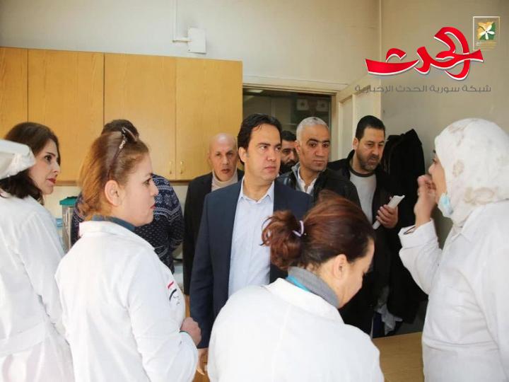 محافظ دمشق يتفقد الواقع الخدمي بمنطقة دمر