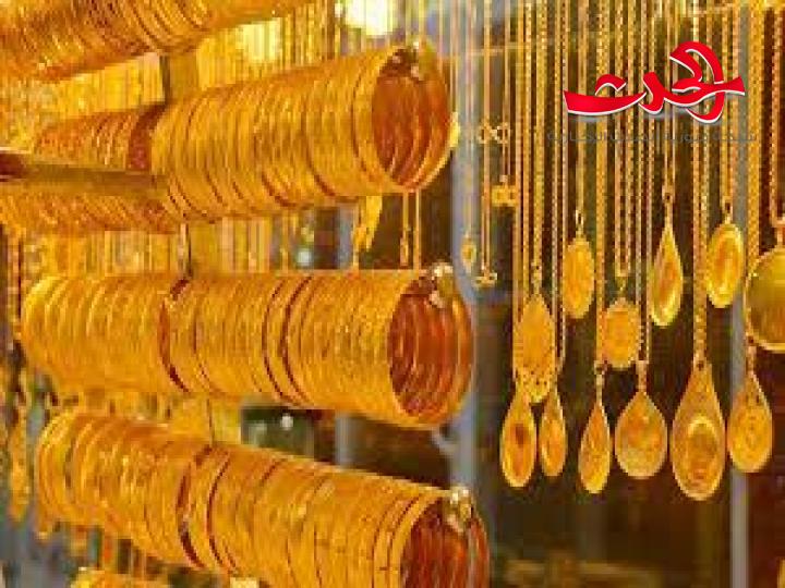 أسعار الذهب ترتفع..والغرام عيار 21 يصل لـ 190 ألف ليرة