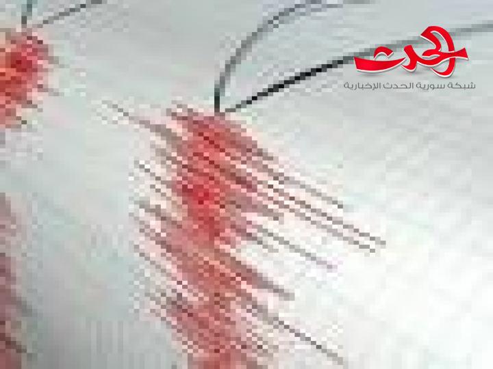 زلزال يضرب شمال حلب بقوة 3.3 درجة