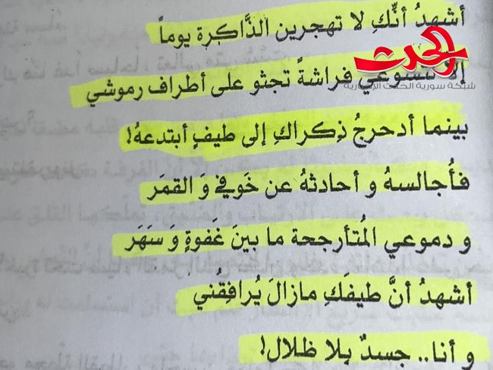 ميرينا لا ترى الضوء.. أشهد أنك لا تهجرين الذاكرة.. الدكتورة نتالي دليلة