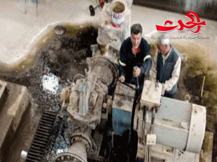الحسكة: البدء بضخ المياه بعد انقطاع دام 17 يوماً