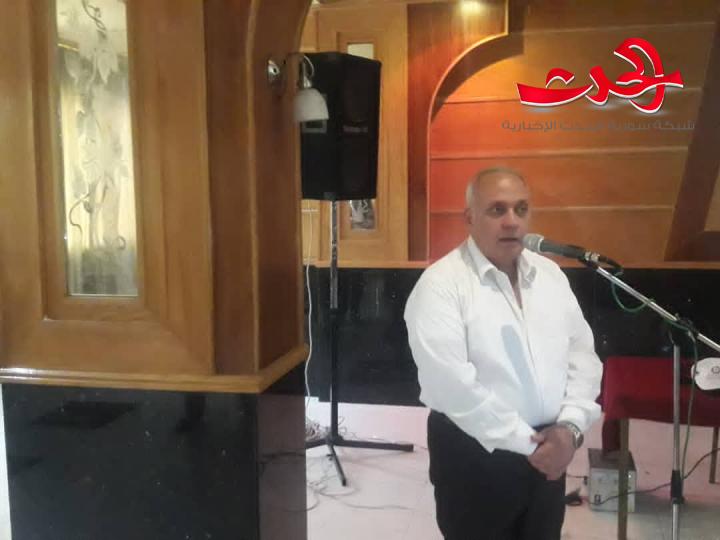 احتفاءً بعيد الصحافة السورية حفل استقبال في نادي الضباط في حمص 