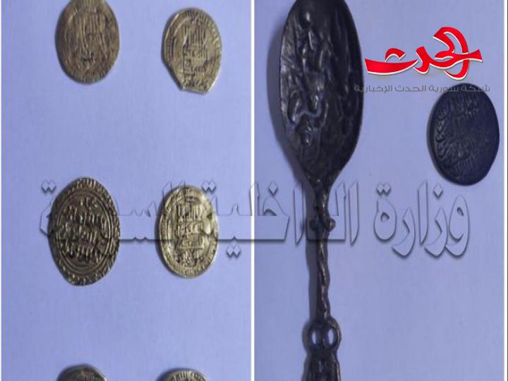 القبض على ثلاثة أشخاص يتاجرون بالقطع الأثرية في دمشق