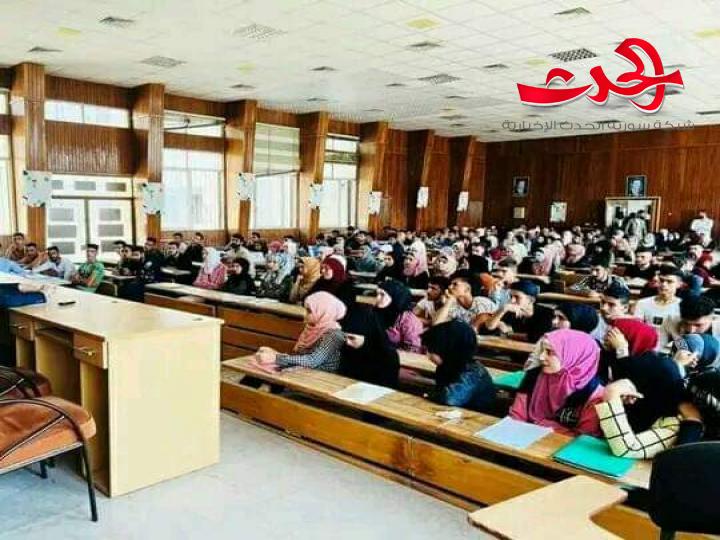 من اليوم الثاني للمفاضلات الجامعية و فعالية عينك على اختصاصك بدرعا