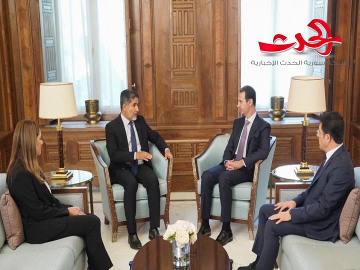 الرئيس الأسد يبحث مع منظمة الصحة العالمية مكافحة الأوبئة والأمراض