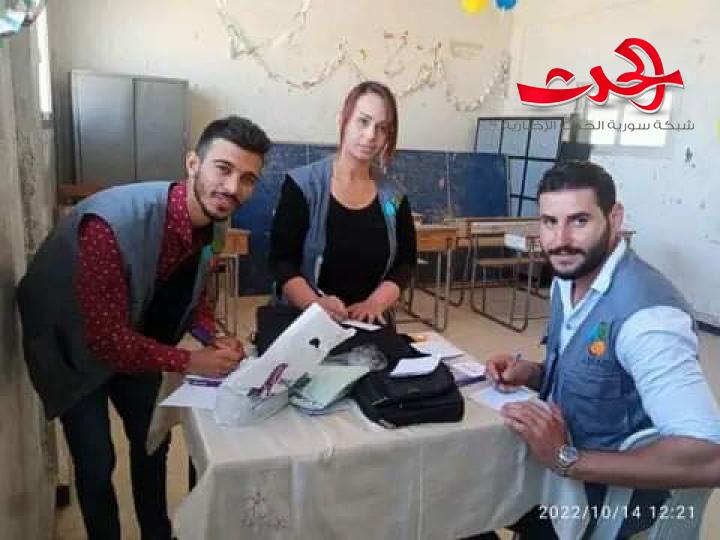 الشعاب تستقبل الايادي البيضاء على  انغام حداء المجد