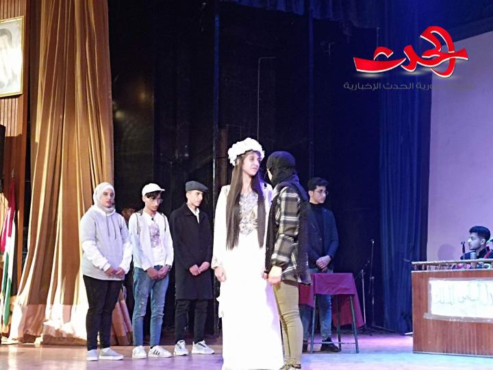 احتفالية متنوعة لثانوية البرماوي بيوم اللغة العربية