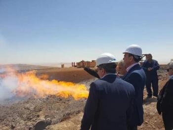الوزير بسام طعمة يتفقد اعمال حفر وإصلاح الآبار في موقعي ابو رباح