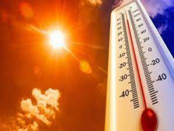 أجواء شديدة الحرارة ومغبرةفي بعض المناطق