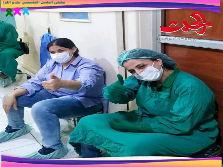 رفع جاهزية مشفى الباسل التخصصي في كرم اللوز في محافظة حمص