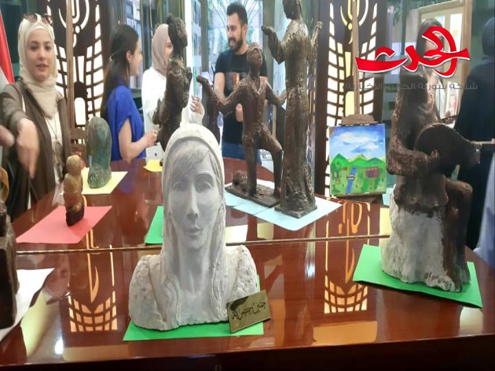 معرض فني لنتاجات الأطفال واليافعين في حمص
