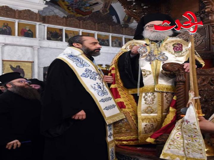 تنصيب المطران الجديد لابرشية حمص للروم الارثوذكس في كنيسة الأربعين بحمص
