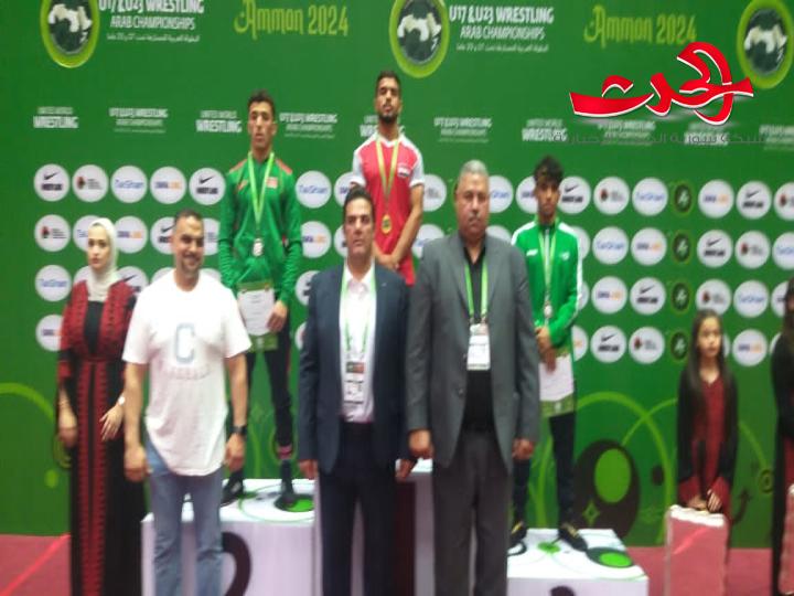بطولة العرب للمصارعة .. منافسات المصارعة الرومانية تحت (٢٤سنة ) ..سورية ثالثا