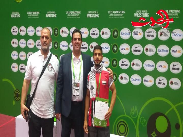 بطولة العرب للمصارعة .. منافسات المصارعة الرومانية تحت (٢٤سنة ) ..سورية ثالثا
