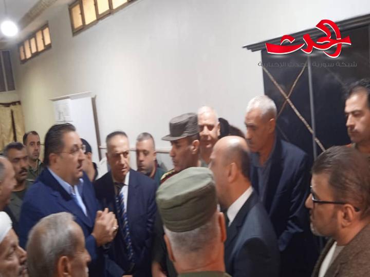 افتتاح معرض المشغولات اليدوية لنزلاء سجن حمص المركزي  