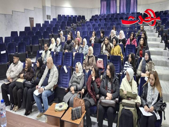 كلية التربية في جامعة البعث تختتم ورشة العمل التربية على حقوق الطفل