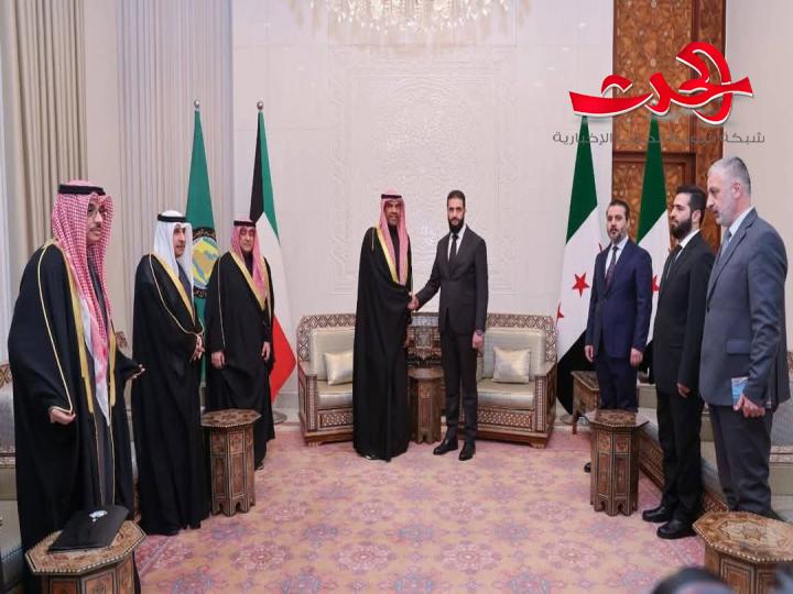 القائد أحمد الشرع يلتقي وزير خارجية الكويت 